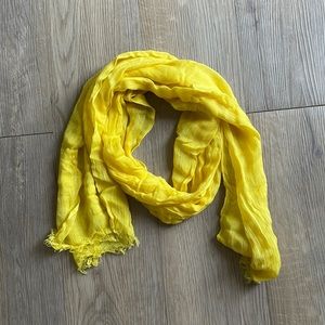 NWOT Bright Yellow Shawl/Scarf